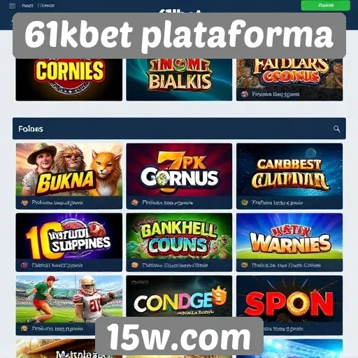 Exploração das ofertas de jogos da 61kbet plataforma